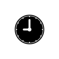 reloj icono vector. hora símbolo vector