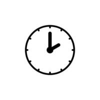 Clock icon vector. time symbol vector