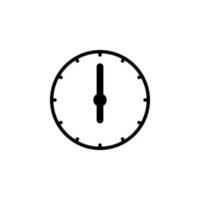 Clock icon vector. time symbol vector