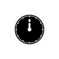 reloj icono vector. hora símbolo vector