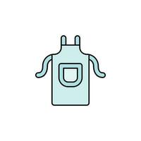 apron icon vector for any purposes