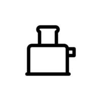 toaster icon isolated vector EPS10