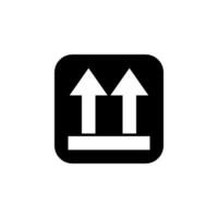 stack up symbol for package sign vector