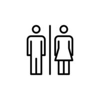 Restroom sign. toilet icon. vector EPS10