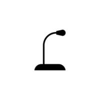 isolated microphone icon for any purposes vector