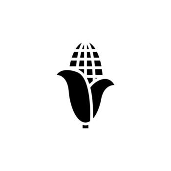illustration vector graphic of corn icon. perfect for pattern objects design, any design element and any purposes.