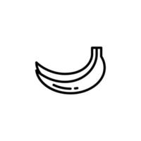 banana icon part of fruit and vegetable icons vector