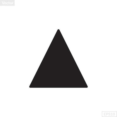 triangle shape illustration vector graphic