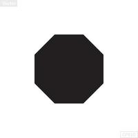 octagon shape illustration vector graphic