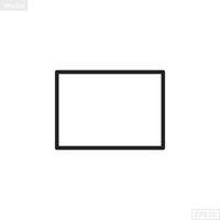 rectangle shape illustration vector graphic