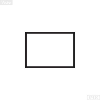 rectangle shape illustration vector graphic