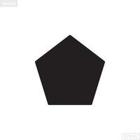 pentagon shape illustration vector graphic