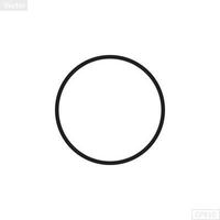 circle shape illustration vector graphic