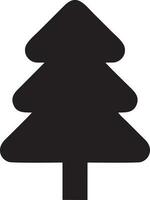 tree icon symbol image vector, illustration of the tree botany in black image vector