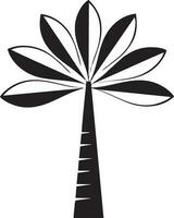 tree icon symbol image vector, illustration of the tree botany in black image vector