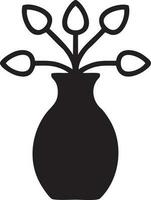 tree icon symbol image vector, illustration of the tree botany in black image vector