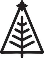 árbol icono símbolo imagen vector, ilustración de el árbol botánica en negro imagen vector