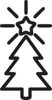 tree icon symbol image vector, illustration of the tree botany in black image vector