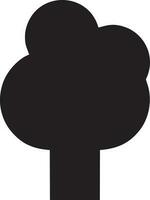 tree icon symbol image vector, illustration of the tree botany in black image vector