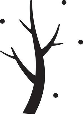 tree icon symbol image vector, illustration of the tree botany in black image