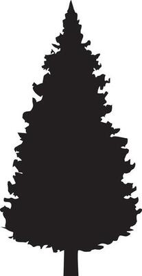 tree icon symbol image vector, illustration of the tree botany in black image
