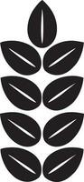 tree icon symbol image vector, illustration of the tree botany in black image vector