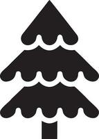 tree icon symbol image vector, illustration of the tree botany in black image vector