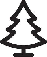 tree icon symbol image vector, illustration of the tree botany in black image vector