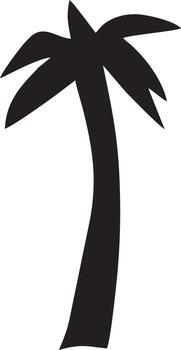 tree icon symbol image vector, illustration of the tree botany in black image vector