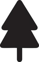 tree icon symbol image vector, illustration of the tree botany in black image vector