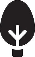 tree icon symbol image vector, illustration of the tree botany in black image vector