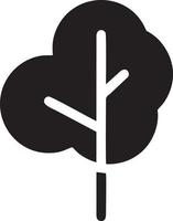 tree icon symbol image vector, illustration of the tree botany in black image vector