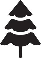 tree icon symbol image vector, illustration of the tree botany in black image vector