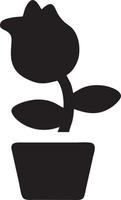 tree icon symbol image vector, illustration of the tree botany in black image vector