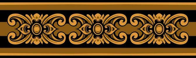 Beautiful carved decorative ornaments Vector design for elements editable colors