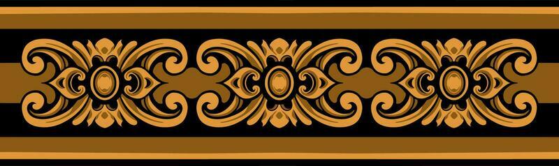 Beautiful carved decorative ornaments Vector design for elements editable colors