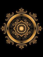 Beautiful carved decorative ornaments Vector design for elements editable colors