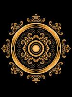 Beautiful carved decorative ornaments Vector design for elements editable colors