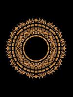 Beautiful carved decorative ornaments Vector design for elements editable colors