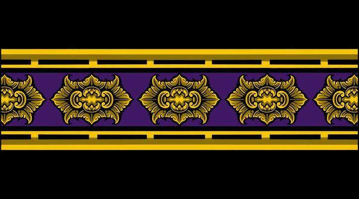 Beautiful carved decorative ornaments Vector design for elements editable colors