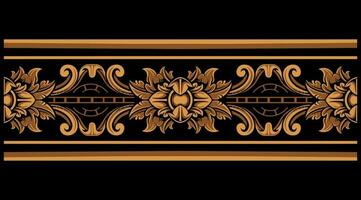 Beautiful carved decorative ornaments Vector design for elements editable colors