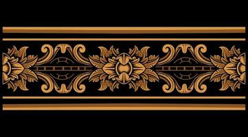 Beautiful carved decorative ornaments Vector design for elements editable colors