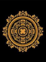 Beautiful carved decorative ornaments Vector design for elements editable colors