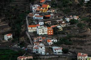 Scenic view of  small city photo