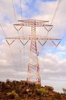 Electricity power pylon photo