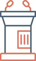 Lectern vector icon