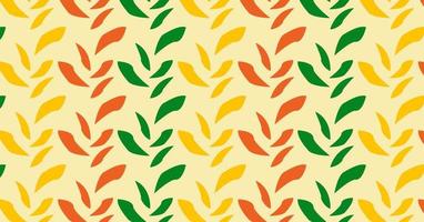 Vector minimalist abstract leaves illustration pattern background