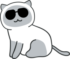 personnage de dessin animé de chat png