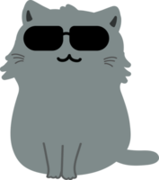 Cat cartoon character crop-out png