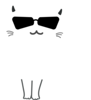 Cat cartoon character crop-out png